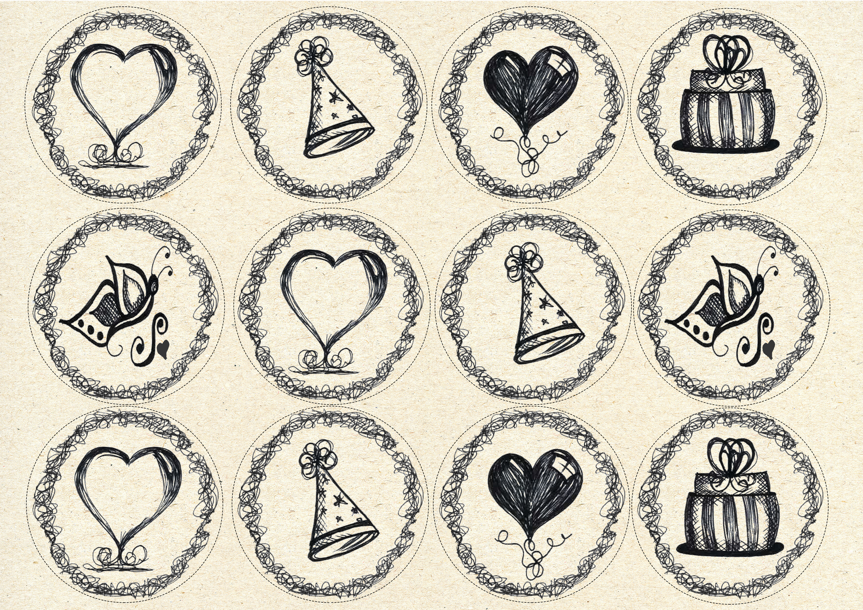 Fairy cupcake toppers